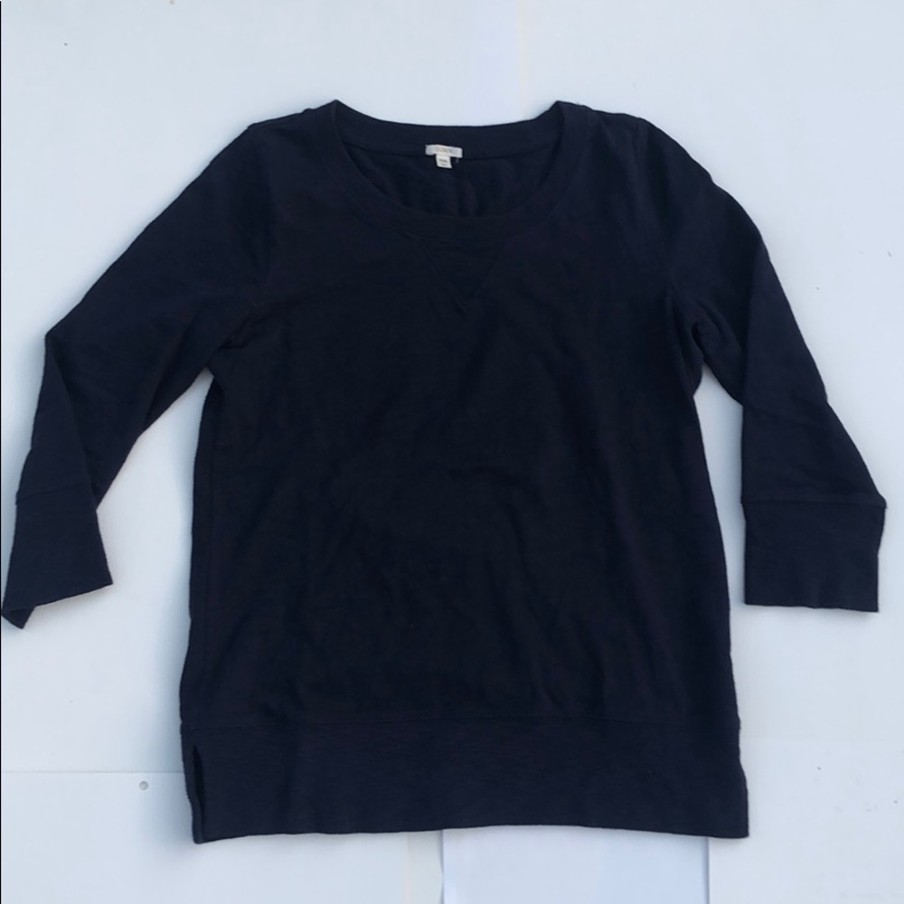 J.Crew Navy Blue sweatshirt